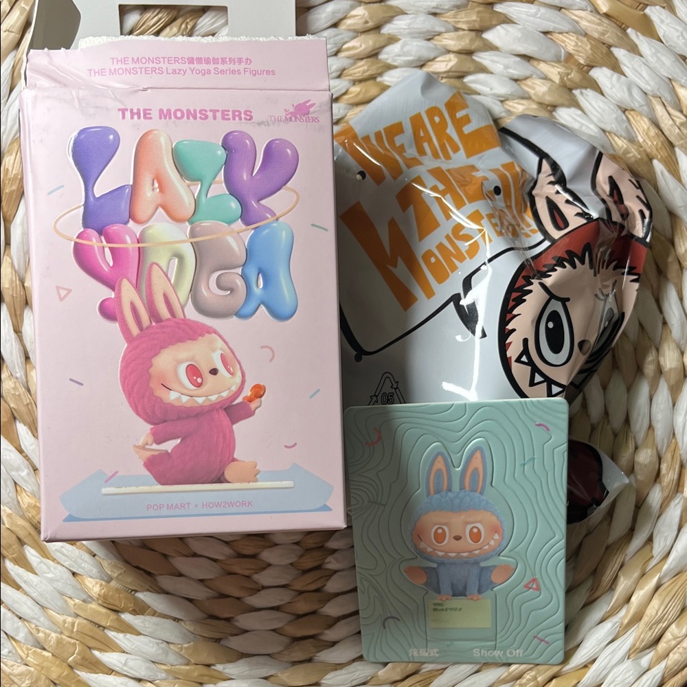 The Monsters Labubu Lazy Yoga Monster Figure - Show Off - NIP